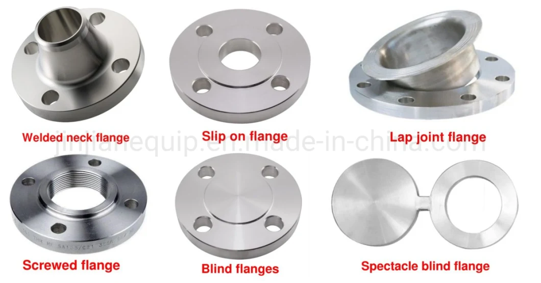 Precision Stainless Steel Copper Titanium Aluminium Brass Flange Custom Loose Floor Threaded Weld Neck Flange