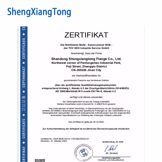 ANSI/DIN/En1092-1 geschmiedeter Kohlenstoff/Edelstahl Pn10/16 Schweißhals/Blind-/Aufsteck-/Überlappungsverbindung/Flachplatte/Muffe RF/FF-Rohrflansche