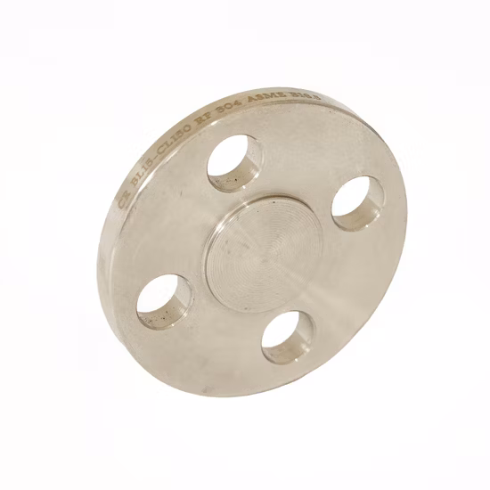 B16.9 JIS B2311 DIN2605 Edelstahlflansch Geschmiedeter Blindflansch Brillenflansch